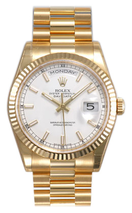 Rolex Day-Date Series Mens Automatic 18kt Yellow Gold Wristwatch 118238-WSP Rolex Day-Date Series Mens Automatic 18kt Yellow Gold Wristwatch 118238-WSP