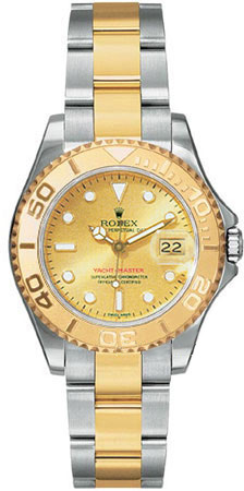 Rolex Yachtmaster Series Elegant Unisex Automatic 18kt Yellow Gold Unidirectional Rotating Wristwatch 168623-CSO Rolex Yachtmaster Series Elegant Unisex Automatic 18kt Yellow Gold Unidirectional Rotating Wristwatch 168623-CSO