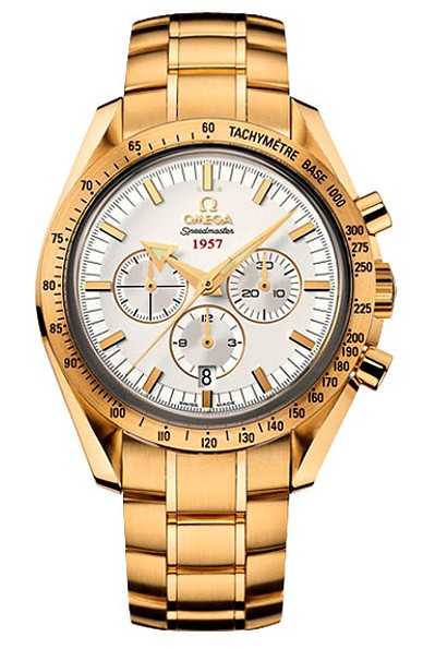 Omega Speedmaster Broad Arrow 18k Yellow Gold Mens Wristwatch 321.50.42.50.02.001 Omega Speedmaster Broad Arrow 18k Yellow Gold Mens Wristwatch 321.50.42.50.02.001