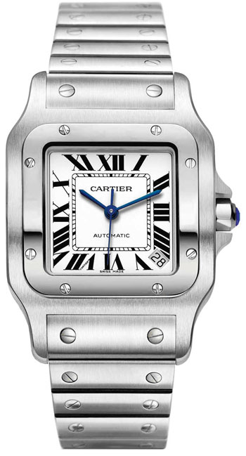 Cartier Santos Stainless Steel XL Fashionable Mens Wristwatch-W20098D6 Cartier Santos Stainless Steel XL Fashionable Mens Wristwatch-W20098D6