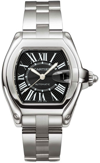 Cartier Roadster Series Stainless Steel Mens Automatic Wristwatch-W62041V3 Cartier Roadster Series Stainless Steel Mens Automatic Wristwatch-W62041V3