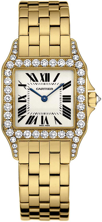 Cartier Santos Demoiselle 18k Yellow Gold Ladies Swiss Quartz Wristwatch-WF9002Y7 Cartier Santos Demoiselle 18k Yellow Gold Ladies Swiss Quartz Wristwatch-WF9002Y7