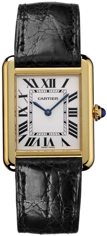 Cartier Tank Solo Series Fashionable 18k Yellow Gold and Stainless Steel Ladies Swiss Quartz Wristwatch-W1018755 Cartier Tank Solo Series Fashionable 18k Yellow Gold and Stainless Steel Ladies Swiss Quartz Wristwatch-W1018755