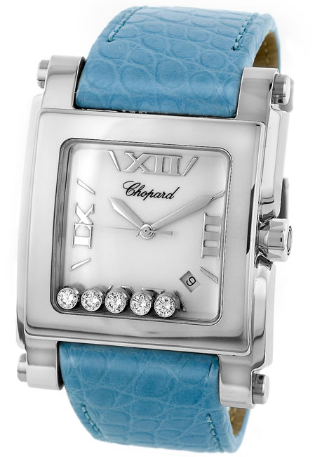 Chopard Happy Sport Series Fashionable Ladies Swiss Quartz Wristwatch 288447 in Blue Chopard Happy Sport Series Fashionable Ladies Swiss Quartz Wristwatch 288447 in Blue