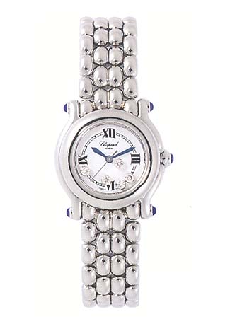 Chopard Happy Sport Series Diamond Steel Ladies Swiss Quartz Wristwatch 278250-23 Chopard Happy Sport Series Diamond Steel Ladies Swiss Quartz Wristwatch 278250-23