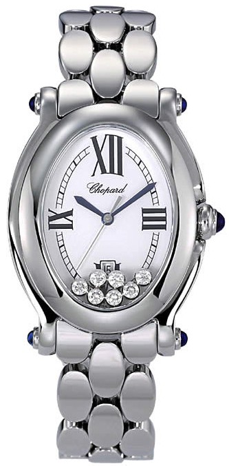 Chopard Happy Sport Series Oval Ladies Swiss Quartz Wristwatch 278418-23 Chopard Happy Sport Series Oval Ladies Swiss Quartz Wristwatch 278418-23