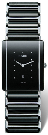 Rado Integral Series Scratch Resistant Black Ceramic Mens Watch R20484162 Rado Integral Series Scratch Resistant Black Ceramic Mens Watch R20484162