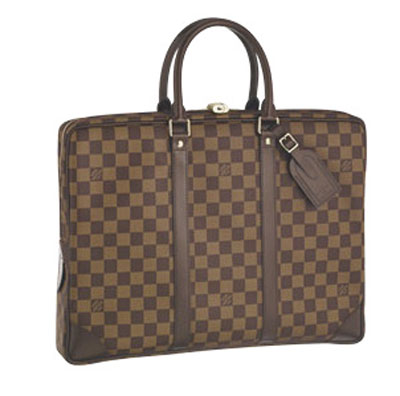 Louis Vuitton Damier Ebene Canvas Porte Documents Voyage PM N41124 Louis Vuitton Damier Ebene Canvas Porte Documents Voyage PM N41124