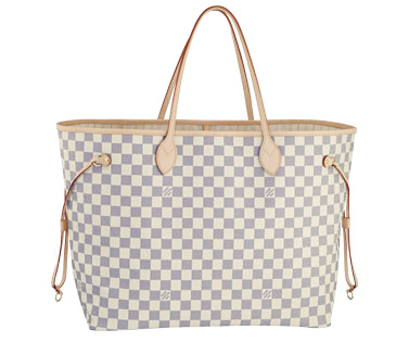 Louis Vuitton Damier Azur Canvas Neverfull GM N51108 Louis Vuitton Damier Azur Canvas Neverfull GM N51108