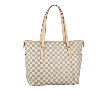Louis Vuitton Damier Azur Canvas Totally MM N51262 Louis Vuitton Damier Azur Canvas Totally MM N51262