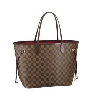 Louis Vuitton Damier Ebene Canvas Neverfull MM N51105 Louis Vuitton Damier Ebene Canvas Neverfull MM N51105