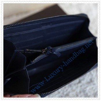 Bottega Venetal Lambskin Leather wallet dark blue Bottega Venetal Lambskin Leather wallet dark blue