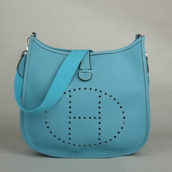 Hermes Evelyne Bag Blue 1032 Hermes Evelyne Bag Blue 1032