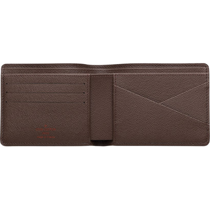 Louis Vuitton Damier Canvas Multiple Wallet N60895 Ebene Louis Vuitton Damier Canvas Multiple Wallet N60895 Ebene