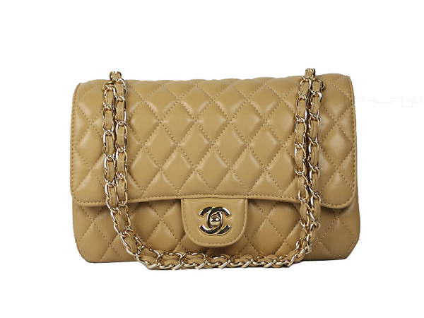Chanel 2.55 Series Lambskin Flap Bag A1112 Apricot Gold Chanel 2.55 Series Lambskin Flap Bag A1112 Apricot Gold