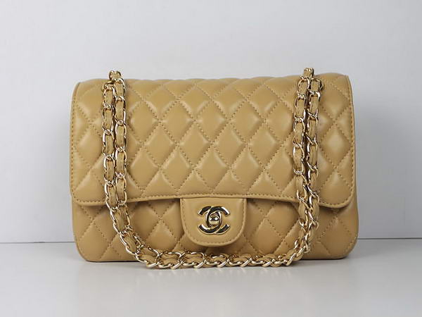 Chanel 2.55 Series Lambskin Flap Bag A1112 Apricot Gold Chanel 2.55 Series Lambskin Flap Bag A1112 Apricot Gold