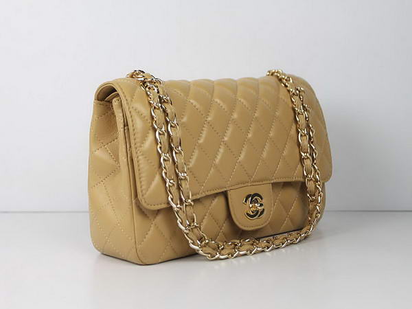 Chanel 2.55 Series Lambskin Flap Bag A1112 Apricot Gold Chanel 2.55 Series Lambskin Flap Bag A1112 Apricot Gold