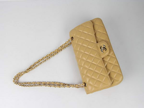 Chanel 2.55 Series Lambskin Flap Bag A1112 Apricot Gold Chanel 2.55 Series Lambskin Flap Bag A1112 Apricot Gold