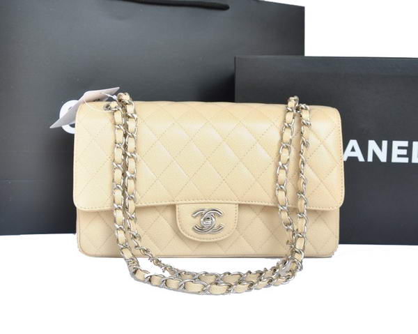 Chanel A1112 2.55 Series Flap Bag Original Caviar Leather Apricot Chanel A1112 2.55 Series Flap Bag Original Caviar Leather Apricot