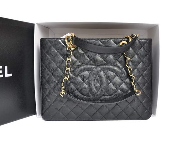 Chanel A50995 Original Caviar Leather Shoulder Bag Black Chanel A50995 Original Caviar Leather Shoulder Bag Black