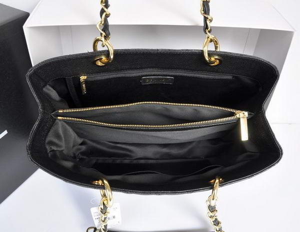 Chanel A50995 Original Caviar Leather Shoulder Bag Black Chanel A50995 Original Caviar Leather Shoulder Bag Black