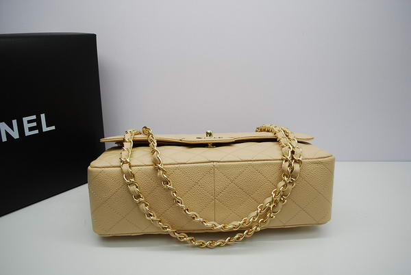 Chanel Jumbo Double Flaps Bag Apricot Original Caviar Leather A36097 Gold Chanel Jumbo Double Flaps Bag Apricot Original Caviar Leather A36097 Gold