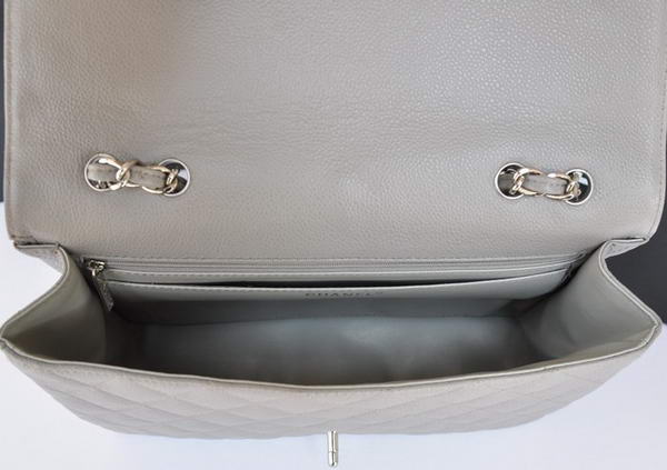Chanel Original Caviar Leather Flap Bag A28600 Grey Chanel Original Caviar Leather Flap Bag A28600 Grey
