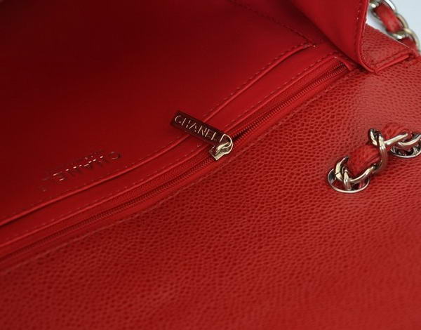 Chanel Original Caviar Leather Flap Bag A28600 Red Chanel Original Caviar Leather Flap Bag A28600 Red