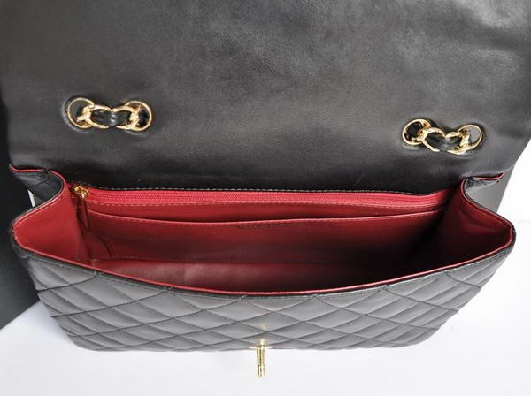 Chanel Original Leather Flap Bag A28600 Black Golden Chanel Original Leather Flap Bag A28600 Black Golden