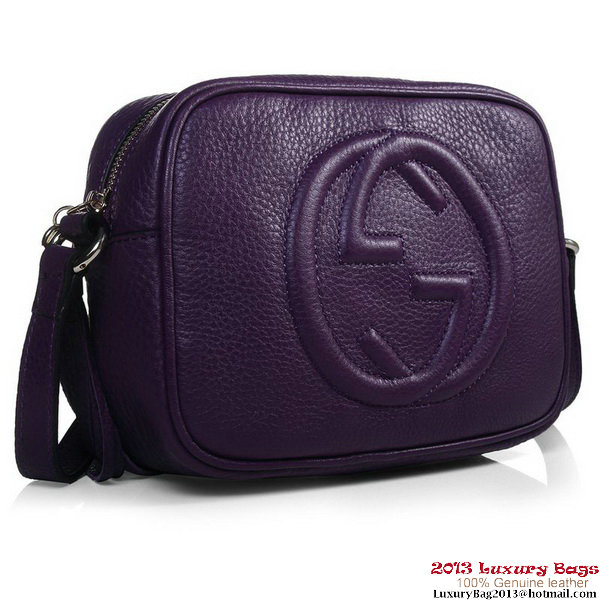 Gucci 308364 Soho Purple Leather Disco Bag Gucci 308364 Soho Purple Leather Disco Bag