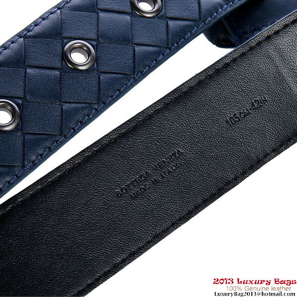 Bottega Veneta Intrecciato Nappa Belt RoyalBlue Bottega Veneta Intrecciato Nappa Belt RoyalBlue