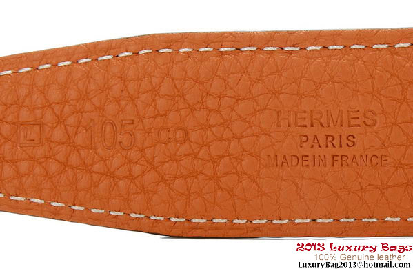 Hermes 43mm Calf Leather Belt HB106-2 Hermes 43mm Calf Leather Belt HB106-2