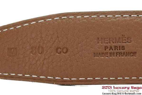 Hermes 43mm Calf Leather Belt HB107-1 Hermes 43mm Calf Leather Belt HB107-1