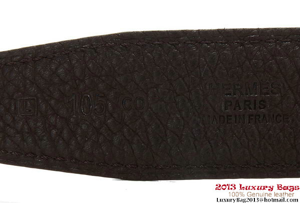 Hermes 43mm Calf Leather Belt HB108-12 Hermes 43mm Calf Leather Belt HB108-12