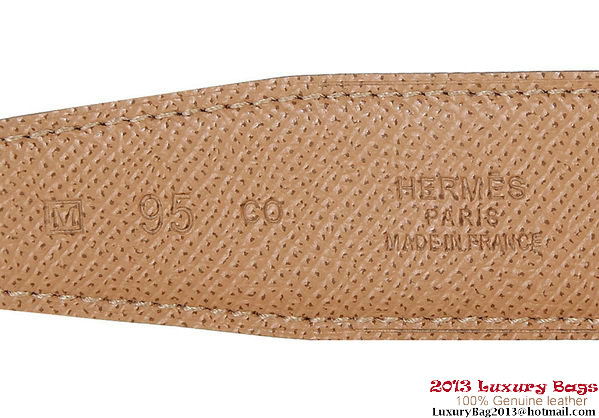 Hermes 43mm Saffiano Leather Belt HB102-8 Hermes 43mm Saffiano Leather Belt HB102-8