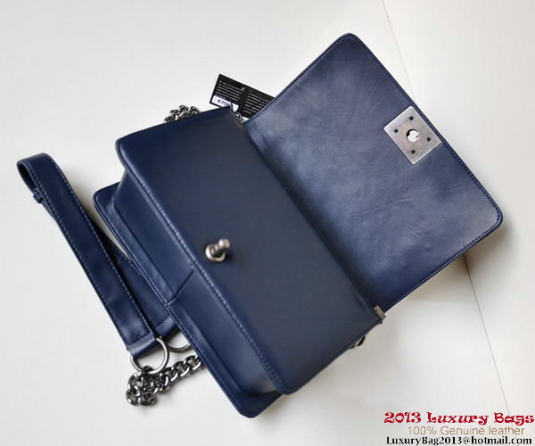 Boy Chanel Flap Shoulder Bag A67086 Sheepskin RoyalBlue Boy Chanel Flap Shoulder Bag A67086 Sheepskin RoyalBlue