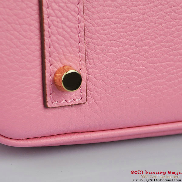 Hermes Birkin 30CM Tote Bags Pink Togo Leather Gold Hermes Birkin 30CM Tote Bags Pink Togo Leather Gold