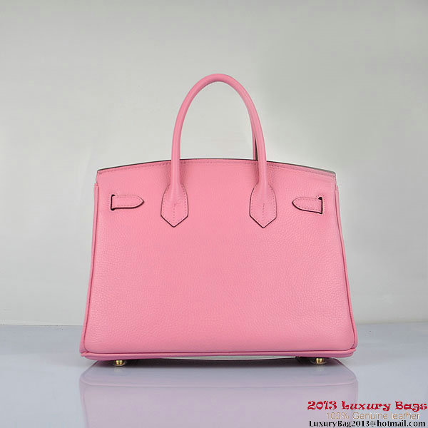 Hermes Birkin 30CM Tote Bags Pink Togo Leather Gold Hermes Birkin 30CM Tote Bags Pink Togo Leather Gold