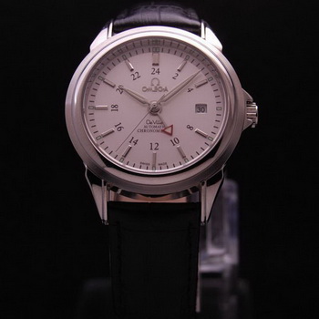 OMEGA DE VILLE Automatic Chronometer Steel on Black Leather Strap OM77202 OMEGA DE VILLE Automatic Chronometer Steel on Black Leather Strap OM77202