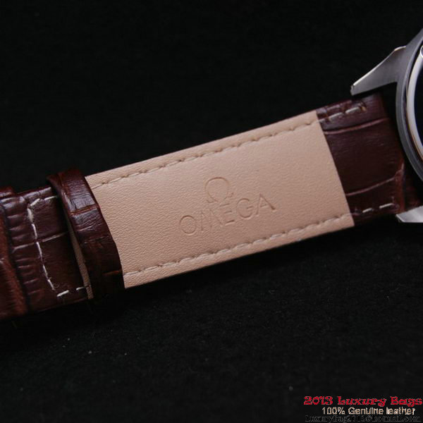 OMEGA DE VILLE Automatic Chronometer Steel on Brown Leather Strap OM77218 OMEGA DE VILLE Automatic Chronometer Steel on Brown Leather Strap OM77218