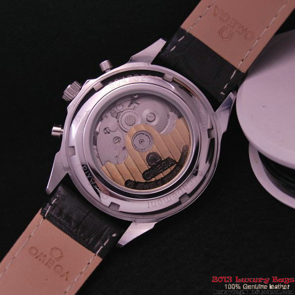 OMEGA DE VILLE CO-AXIAL CHRONOSCOPE Red Gold on Black Leather Strap OM77421 OMEGA DE VILLE CO-AXIAL CHRONOSCOPE Red Gold on Black Leather Strap OM77421