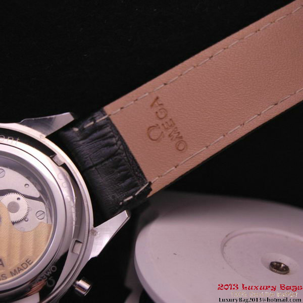 OMEGA DE VILLE CO-AXIAL CHRONOSCOPE Red Gold on Black Leather Strap OM77421 OMEGA DE VILLE CO-AXIAL CHRONOSCOPE Red Gold on Black Leather Strap OM77421