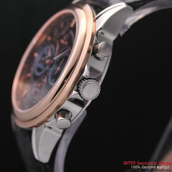 OMEGA DE VILLE CO-AXIAL CHRONOSCOPE Red Gold on Black Leather Strap OM77421 OMEGA DE VILLE CO-AXIAL CHRONOSCOPE Red Gold on Black Leather Strap OM77421