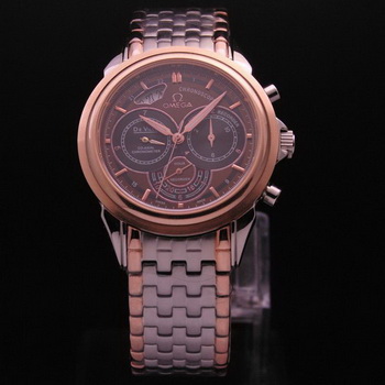 OMEGA DE VILLE CO-AXIAL CHRONOSCOPE Red Gold on Steel Strap OM77430 OMEGA DE VILLE CO-AXIAL CHRONOSCOPE Red Gold on Steel Strap OM77430
