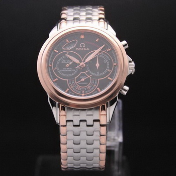 OMEGA DE VILLE CO-AXIAL CHRONOSCOPE Red Gold on Steel Strap OM77431 OMEGA DE VILLE CO-AXIAL CHRONOSCOPE Red Gold on Steel Strap OM77431