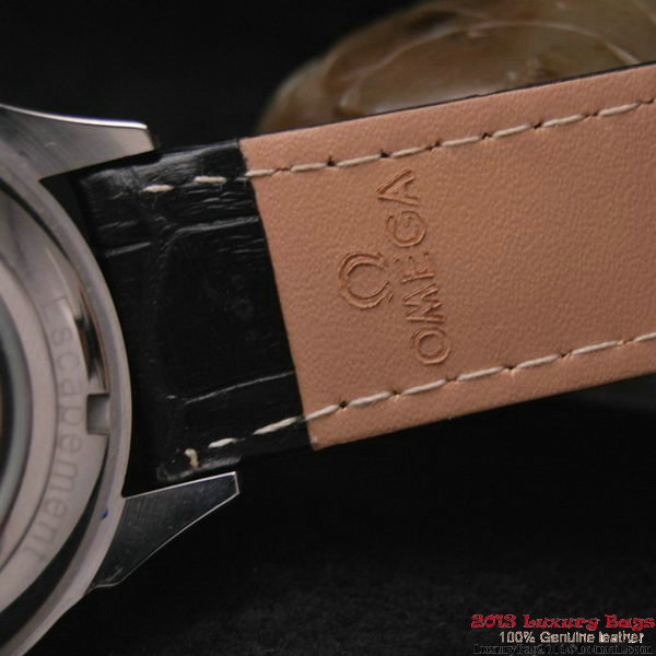 OMEGA DE VILLE CO-AXIAL CHRONOSCOPE Steel on Black Leather Strap OM77402 OMEGA DE VILLE CO-AXIAL CHRONOSCOPE Steel on Black Leather Strap OM77402