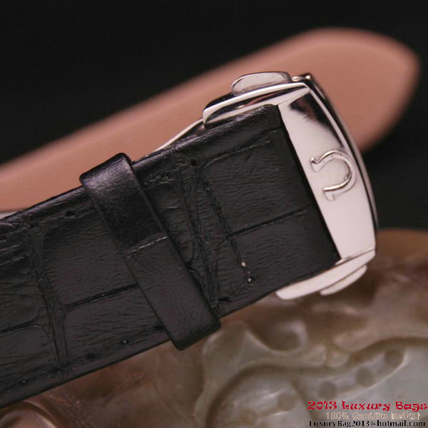 OMEGA DE VILLE CO-AXIAL CHRONOSCOPE Steel on Black Leather Strap OM77407 OMEGA DE VILLE CO-AXIAL CHRONOSCOPE Steel on Black Leather Strap OM77407