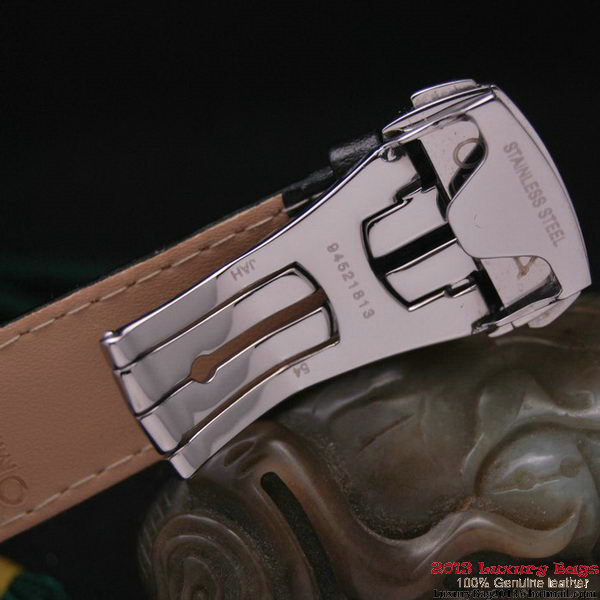 OMEGA DE VILLE CO-AXIAL CHRONOSCOPE Steel on Black Leather Strap OM77407 OMEGA DE VILLE CO-AXIAL CHRONOSCOPE Steel on Black Leather Strap OM77407