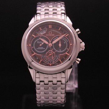 OMEGA DE VILLE CO-AXIAL CHRONOSCOPE Steel on Steel Strap OM77414 OMEGA DE VILLE CO-AXIAL CHRONOSCOPE Steel on Steel Strap OM77414