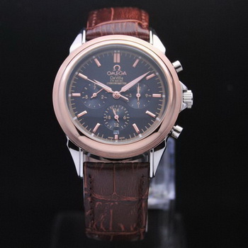 OMEGA DE VILLE CO-AXIAL Chronometer Red Gold on Brown Leather Strap OM77511 OMEGA DE VILLE CO-AXIAL Chronometer Red Gold on Brown Leather Strap OM77511